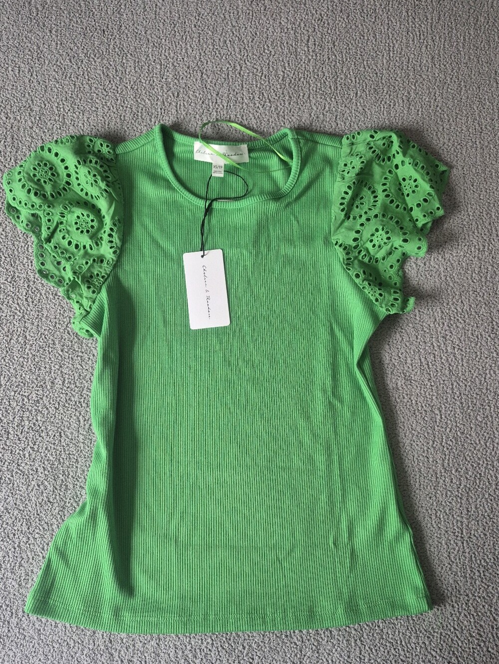 NWT- Chelsea & Theodore Ruffle Shirt